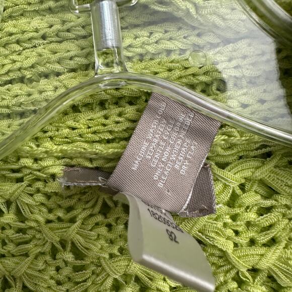 Chicos Womens Open Front Cardigan Vest Sz 2 US L Knit Boho Lagenlook Cottagecore - Picture 4 of 7